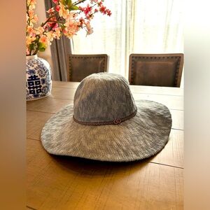 Gray Calia Wide Brim Sun Hat
